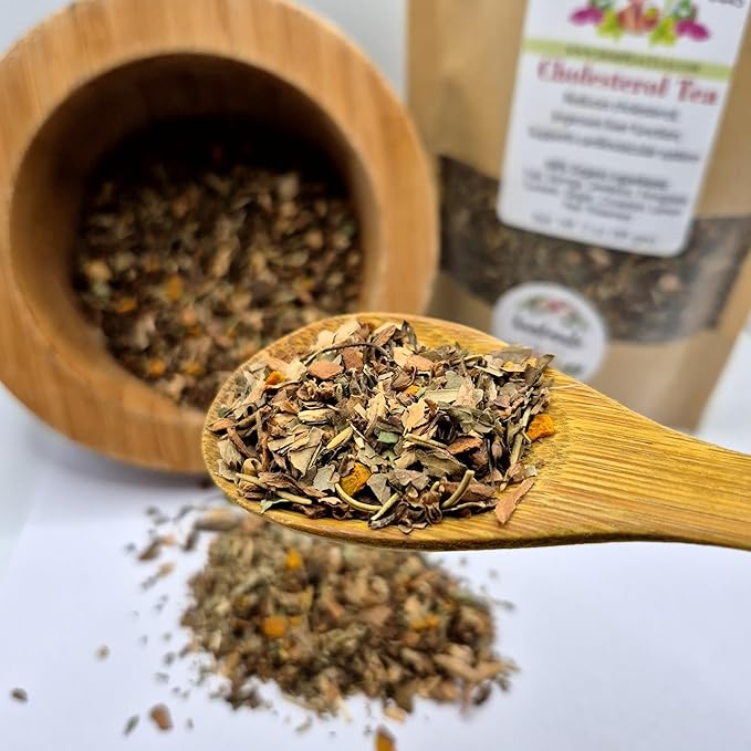CHOLESTEROL HEALTH TEA - for healthy cholesterol levels. A proven formula by master herbalist Khabir - 100% Organic Non GMO no additives