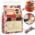 Ginseng Six Treasure Tea for Kidney Cleanse 6 Precious Ingredients Formula Five Treasure Tea for Men &amp Women Natural Traditional Chinese Herbal TeaBag (60 bags)