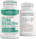Chanca Piedra Stone Breaker Advanced Formula Natural Dissolver Kidney Cleanse Supplement Urinary Tract Detox Flush Impurities Clear System Sugar Free 30 Day Supply (120 Vegan Capsules)