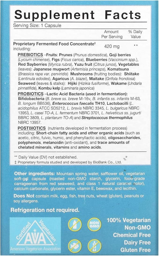 Dr. Ohhira's Probiotics Professional Formula 120 Capsules 72g