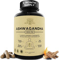 Organic Ashwagandha Root &amp Irish Sea Moss – 3600 mg Ashwagandha Supplement with Black Seed Oil &amp Burdock Root – Herbal Supplement for Energy Calm Mood &amp Wellness 120 Caps