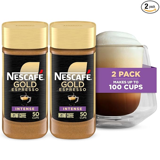 NESCAFÉ Gold Espresso Intense Instant Coffee 2 Pack