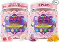 Kids Brain Gummies with Lion's Mane Mushroom Methyl B6 B9 B12 Supper Greens Lutein Brain Booster Supplement for Focus &amp Attention Cognitive Function Vision &amp Energy Sugar Free Vegan