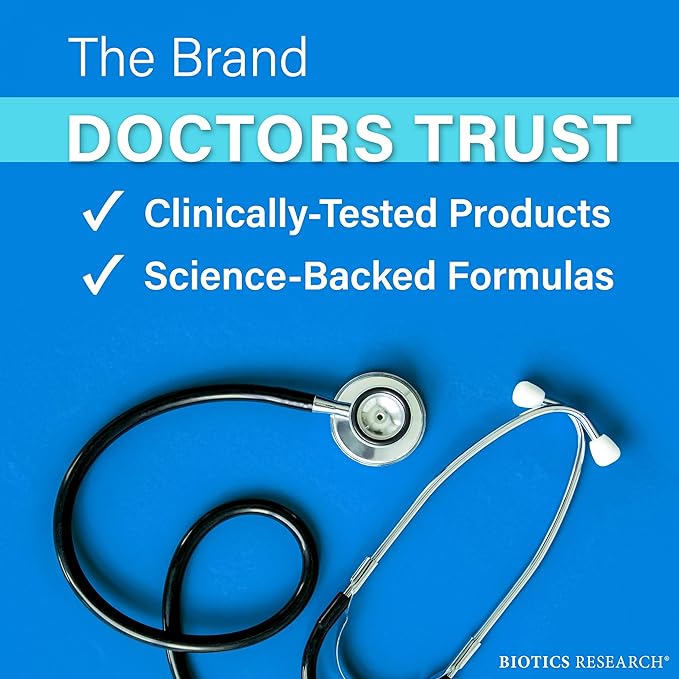 BIOTICS RESEARCH De-Stress Patented Nutrient Designed to Support Calmness Healthy Sleep Habits All-Natural Supports Mental Wellness &amp Calm. 30 Capsules