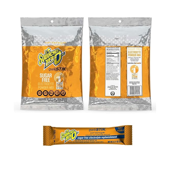 Qwik Stiks Sugar-Free Electrolyte Powdered Beverage Mix - Citrus Pack - (500 stiks)