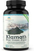 Premium Klamath Lake Blue Green Algae - More Powerful Than Spirulina And Chlorella Supplements | Pure Chlorophyll Rich SuperFood Sourced from Organic Klamath Lake 500mg 60 Vegan Capsules