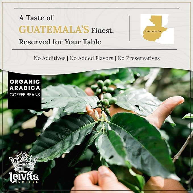 Leiva’s Guatemalan Single Serve K-cups Coffee Pods (22 Count) – Small Batch Medium Roast Capsules - Rich Bold &amp Balanced Flavor - Single Serve Pods for Keurig Coffee Machine - 0.35 Oz Cups