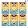 Yogi Tea Comforting Chamomile Tea - 16 Tea Bags per Pack (6 Packs) - Organic Chamomile Tea Bags - Supports a Good Night's Sleep &amp Occasional Stomach Discomfort - Made from Organic Chamomile Flower