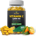 Dr. JOEL'S Immune Support Vitamin C 2000 mg - 200 Tablets - with Zinc Elderberry Rose Hip Echinacea - Boosts Immune System- Made in USA