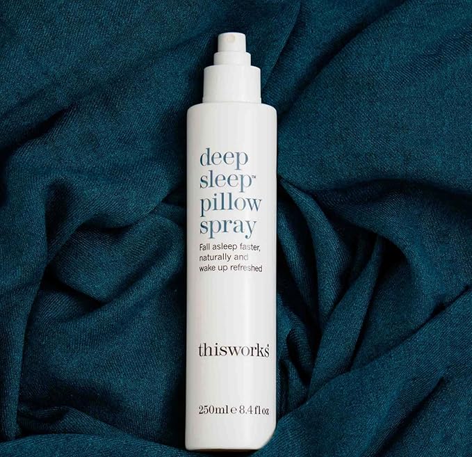 thisworks Deep Sleep Pillow Spray 250 ml - Natural Sleep Aid with Essential Oils of Lavender Vetivert and Camomile 8.4 Fl Oz