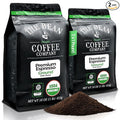 The Bean Organic Coffee Company Premium Espresso Dark Roast Ground Coffee 16-Ounce Bags (Pack of 2)Café molido tostado organico