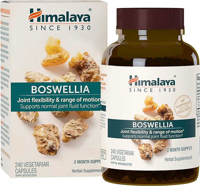 Himalaya Boswellia Joint Support for Mobility and Flexibility Promotes Tissue Preservation 250 mg 240 Capsules