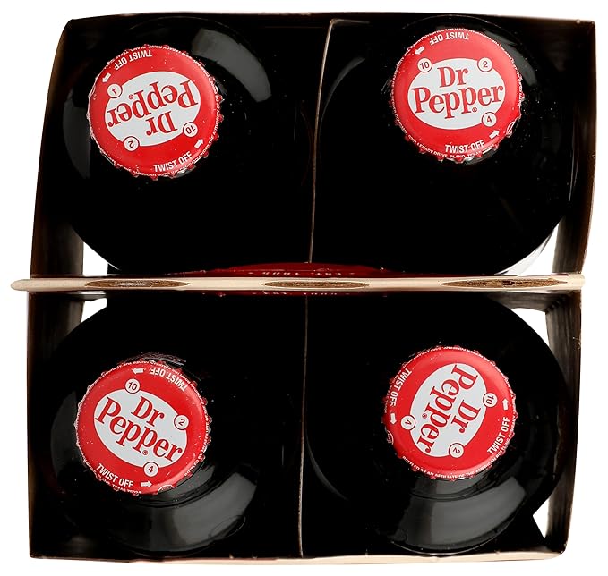 Dr Pepper 4pk 12oz Glass