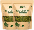 Mulberry Leaf Tea 8 Oz Dried Crushed Leaves Best Caffeine Free Tea - Way4Organic (8 Oz (2 Pack))