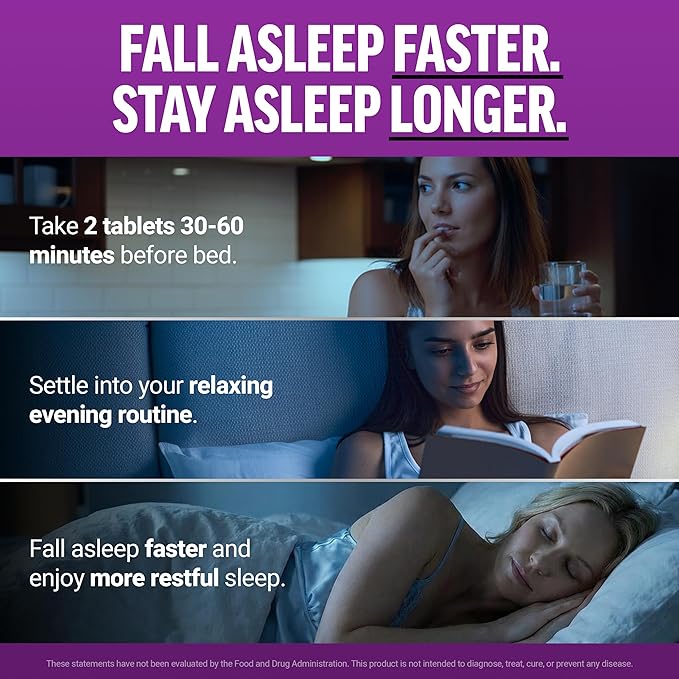 Force Factor Somnapure 3-Pack Drug-Free Sleep Aid for Adults for Occasional Sleeplessness with Melatonin &amp Valerian Non-Habit-Forming Sleeping Pills Fall Asleep Faster 180 Tablets
