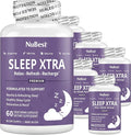 NuBest Sleep Xtra Supports Healthy Sleep for Adults - Vitamin B6 Melatonin Ashwagandha Chamomile Valerian &amp More - Non Habit-Forming (Pack 6)