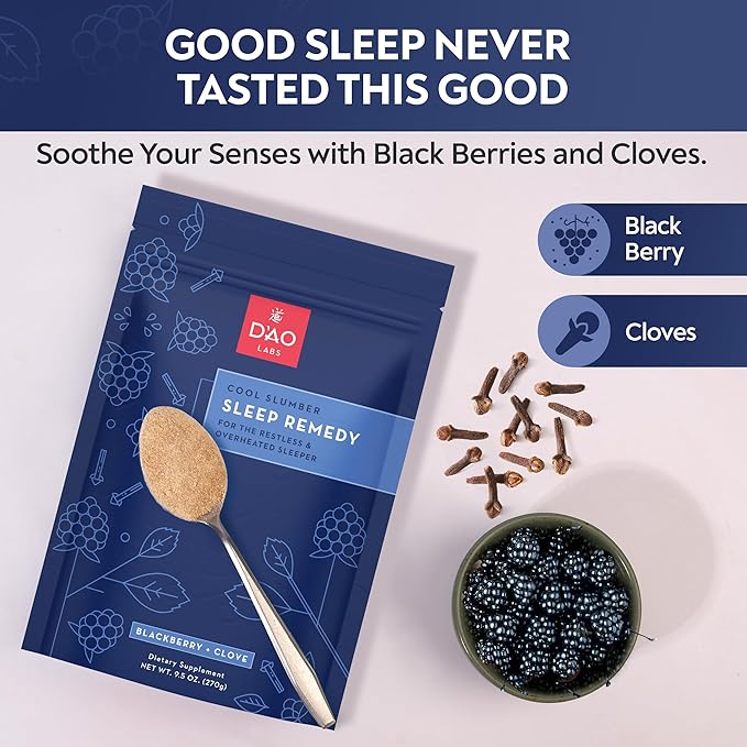 D’AO Labs Cool Slumber - Tian Wan Bu Xin Dan/Emperor of Heaven Elixir - Sleep Supplement for Those Who Sleep Hot and Restless Under The Covers. 30 Servings.