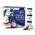 COZY INDIGO COFFEE - ATMOSPHERE Italian Dark Roast Instant Freeze Dried Specialty Coffee 24 Capsules 100% Arabica Beans Enjoy Cold or Hot Perfect for Travel and On The Go