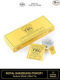 TWG Tea | Royal Darjeeling FTGFOP1 | Black Tea | Ripe Apricots | 15 Hand Sewn Cotton Tea Bags | Gift Set