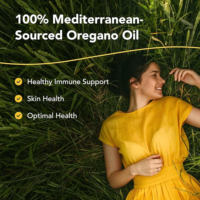 NORTH AMERICAN HERB &amp SPICE Oreganol P73 60 Gelcaps - Immune System Support - Unprocessed Vegan Friendly Wild Oregano - Mediterranean Source - Non-GMO - 60 Servings