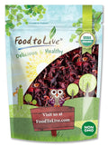 Food to Live Organic Hibiscus Flowers 12 Ounces – Whole Petals. Great for Herbal Tea. Non-GMO. Caffeine-free. Good Source of Vitamin C. Bulk. Kosher