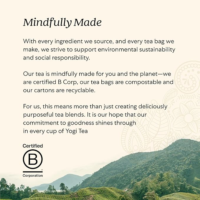 Yogi Tea Spicy Hibiscus Blossom Positive Energy Tea - 16 Tea Bags per Pack (6 Packs) - Organic Herbal Tea to Support Energy - Includes Black Tea Leaf Hibiscus Flower Cinnamon Bark &amp More
