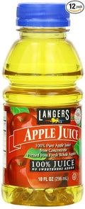 Langers 100% Juice Apple 10 Fl Oz (Pack of 12)