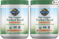 Garden of Life Raw Organic Perfect Food Energizer Juiced Green Superfood Powder Yerba Mate Pomegranate 30 Servings Green Superfood Powder &amp Probiotics Gluten Free Whole Food (Pack of 2)