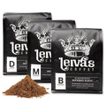 Leiva’s Espresso Ground Coffee Variety Pack 3 x 8oz – Blonde Medium &amp Dark Roast – Micro-Lot Guatemalan Beans – Low Acidity