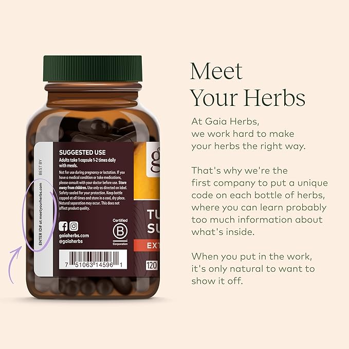 Gaia Herbs Black Elderberry Syrup 5.4 Ounce