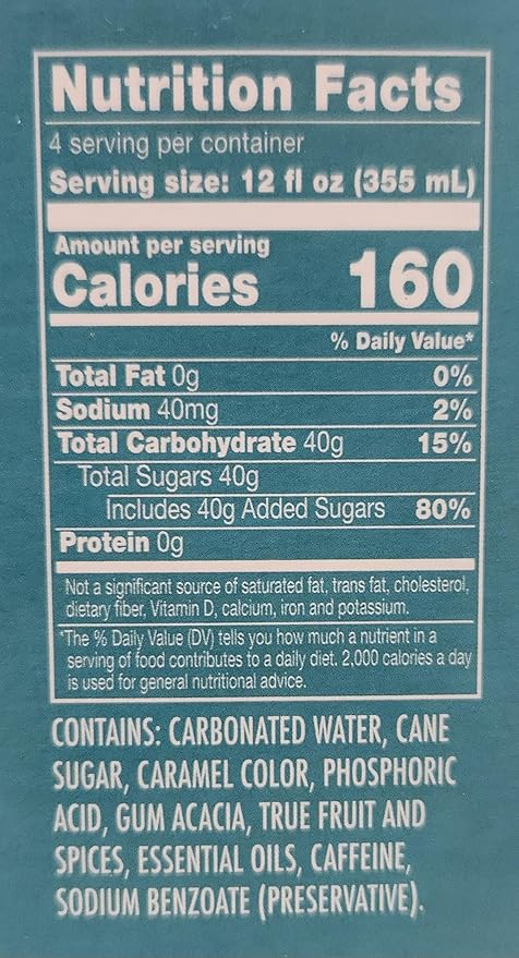 4 pack of Drink Lucky Club Cola Soda Pop Soft 12oz bottles Pure Cane Sugar