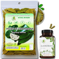 Guanábana Hoja Seca Té (Soursop) Combo – Dried Leaves Tea (4 oz Bag) + Capsules (90 Capsules 1100 mg per Serving Organically Grown) – 100% Natural Vegan Powerful Antioxidants–by Bexpertsusa