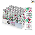 CLEVER - Raspberry Mojito Nonalcoholic Mocktails for Any Occasion Sugar-Free Beverages with Botanical Extracts Low-Calorie Mocktails Non-alcoholic Drinks with 10 Calories Pack of 12 (12 oz Ea)