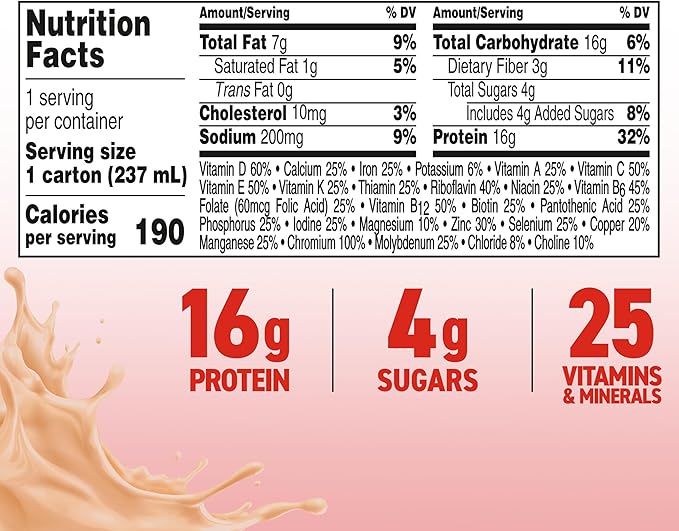 BOOST Glucose Control Ready to Drink Nutritional Drinks Creamy Strawberry 8 fl oz Carton (4 x 6 Packs)