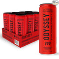 Odyssey Elixir - Odyssey 222 - Sparkling Energy Drink - 222 mg of Caffeine - Lion's Mane &amp Cordyceps - Energy &amp Focus - Endurance &amp Stamina - Nootropic - Pre Workout - Strawberry Watermelo