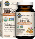 Garden of Life Organics Extra Strength Turmeric Inflammatory Response 60 Tablets-100mg Curcumin (95% Curcuminoids) Black Pepper Probiotics Organic Non-GMO Vegan Gluten Free Herbal Supplement