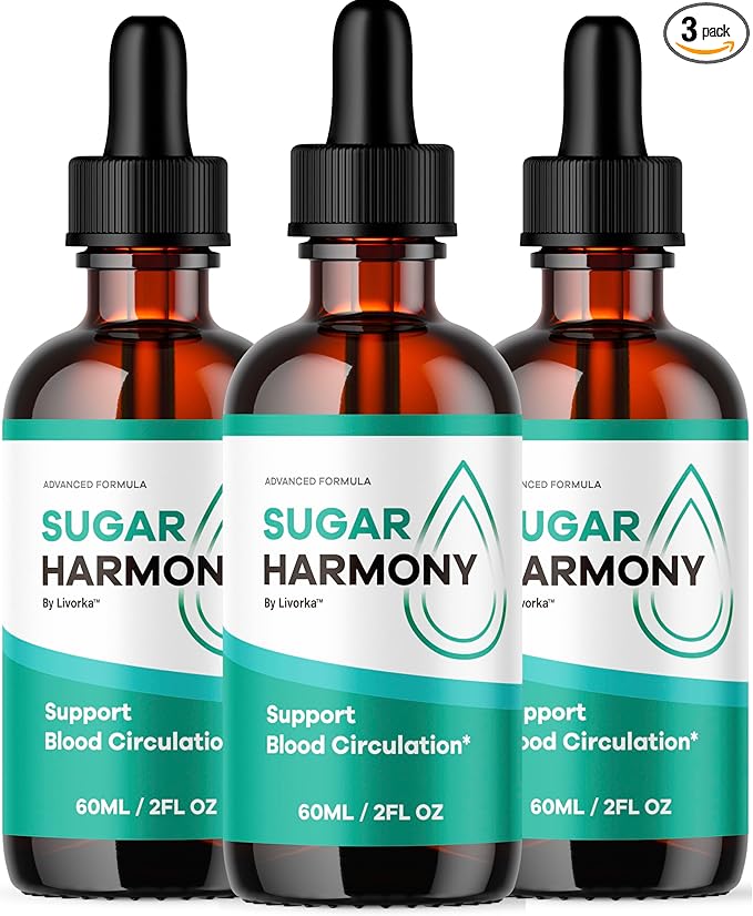 (3 Pack) Sugar Harmony Drops - Official SugarHarmony Advanced Premium Liquid Formula Support Drops - Maximum Strenght Natural Ingredients For Overall Health &amp Wellness Reviews 3 Bottles For 3 Mo