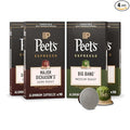 Peet's Coffee Dark and Medium Roast Signature Blend Espresso Capsules Compatible with Nespresso Original Machines 100% Arabica Coffee - Variety Pack 40 Count (4 Boxes of 10 Espresso Capsules)