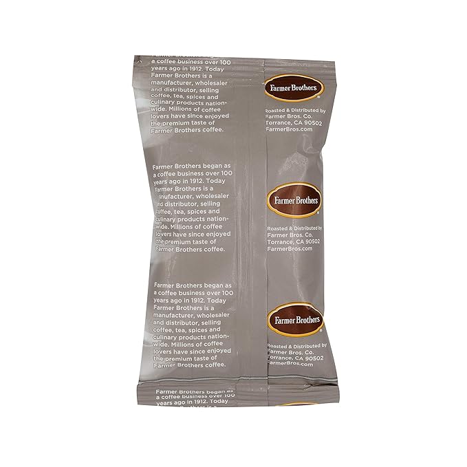 Farmer Brothers Coffee - Ground Medium Roast 100% Colombian 2.5 Oz Portion Packs (Bulk 96 Pack - $1.41 cost per pack)