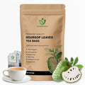 Soursop Leaves Tea Bags – 100% Natural Graviola Leaf Herbal Tea – Pure Dried Soursop Leaves for Infusion – Caffeine-Free Herbal Tea Bags