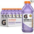 Gatorade Rapid Rehydration Electrolyte Beverage Mixed Berry 20oz Bottles (12 Pack)