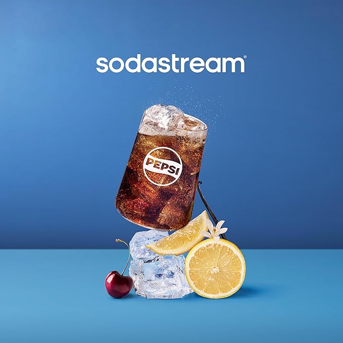 SodaStream Pepsi Wild Cherry Zero Sugar Drink Mix (440ml Pack of 4)