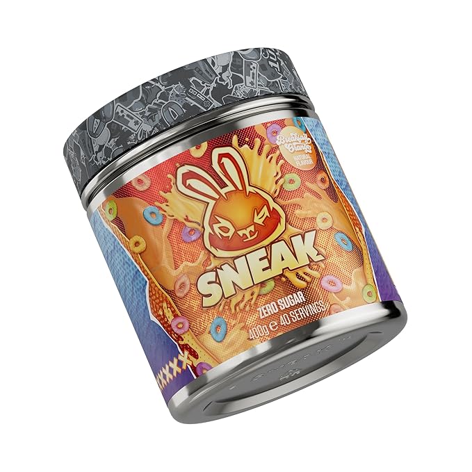 SNEAK Energy Drink Powder | Breakfast Orange | No Sugar. No Nasties. Just Natural Caffeine Focus-Boosting Nootropics | 40 Servings