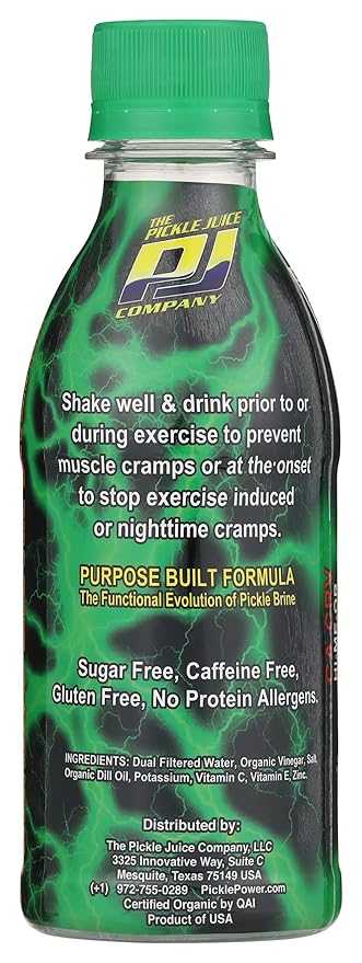 Pickle Juice Energy Drink 8 Fluid Ounces (Pack Of 12)