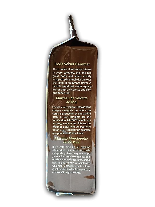Coffee Fool's Organic Fair Trade Velvet Hammer (French Press)