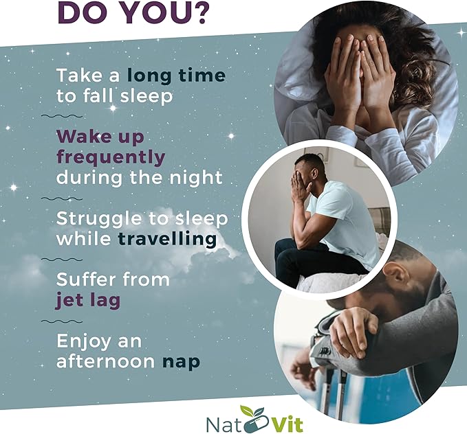 Pistachio Sleep/Unique Natural Sleep Aid Supplement/Natural Melatonin/Fall Asleep Faster/Deeper and Longer Sleep/No Drowsiness / 30 Vegan Capsules