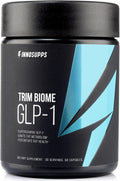 InnoSupps Trim Biome GLP-1 - Gut Health + Metabolic Support* - Prebiotic + Probiotic + Postbiotic - Akkermansia + Berberine - 60 Capsules. 30 Servings