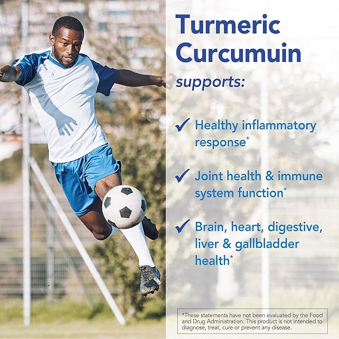 Patient One Turmeric Curcumin 1000 mg | Supplement to Support Healthy Inflammatory Response and More* | with Black Pepper Extract | 60 Capsules