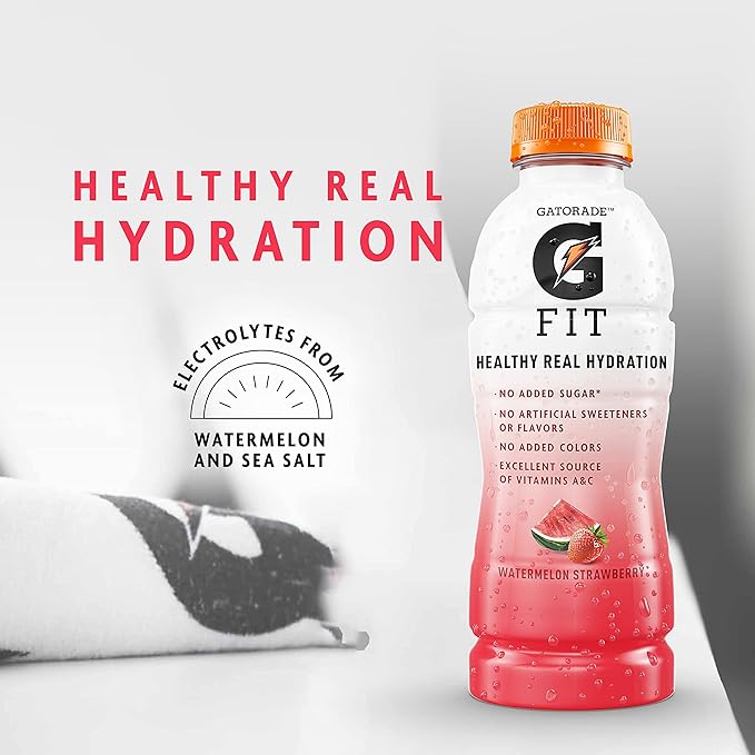 Gatorade Fit Citrus Berry Electrolyte Beverage 16.9 Fl Oz Bottles 12 Pack