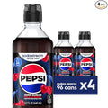 SodaStream Pepsi Wild Cherry Zero Sugar New Pour Bottles Drink Mix (440ml Pack of 4)